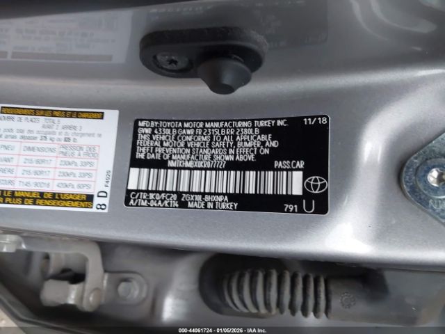 2019 TOYOTA C-HR NMTKHMBX0KR077727 Photo 8
