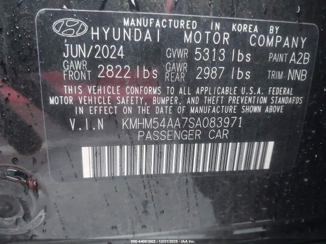 2025 HYUNDAI IONIQ 6 KMHM54AA7SA083971 Photo 8