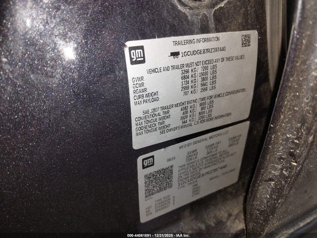 1GCUDGE87RZ397440 Chevrolet Silverado 1500