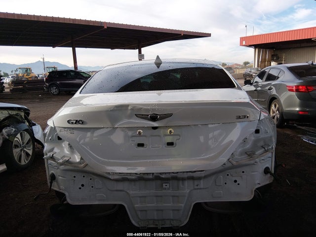 KMTG74LE6MU073169 Genesis G70 3.3t Rwd
