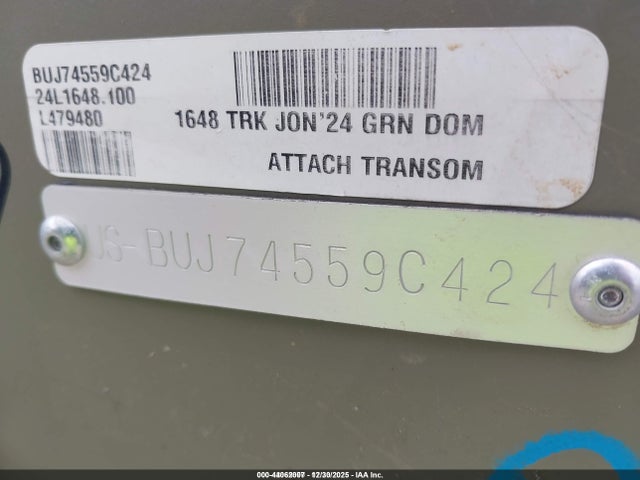 Продаж на аукціоні авто 2024 Tracker Other, vin: BUJ74559C424, номер лоту: 44062007
