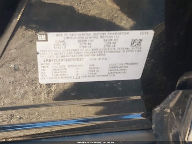 2025 Buick Envision Sport Touring Awd მანქანა იყიდება აუქციონზე, vin: LRBFZLE41SD057637, აუქციონის ნომერი: 44062105