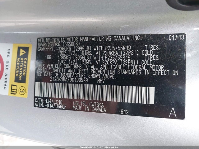2013 LEXUS RX 350 2T2BK1BA7DC190529 Photo 8