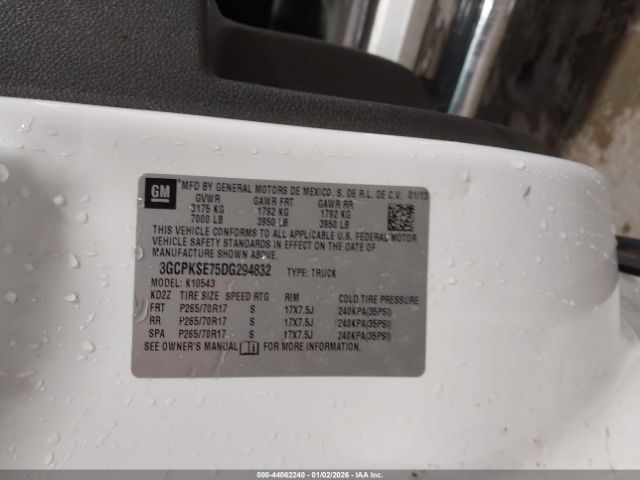 2013 CHEVROLET SILVERADO 1500 3GCPKSE75DG294832 Photo 8