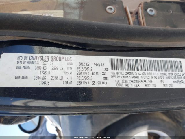 2013 JEEP COMPASS 1C4NJCBBXDD146486 Photo 8