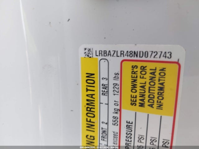LRBAZLR48ND072743 Buick Envision Fwd Preferred