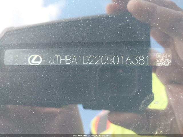 Aukcja sprzedaży 2016 Lexus Is 200t, vin: JTHBA1D22G5016381, numer aukcji: 44062561