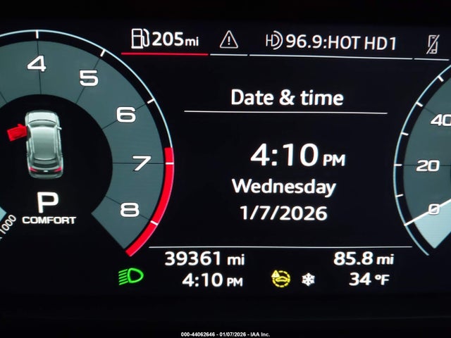 44062646 :رقم المزاد ، WA1DECF34N1133815 vin ، 2022 Audi Q3 Premium 45 Tfsi S Line Quattro Tiptronic مزاد بيع