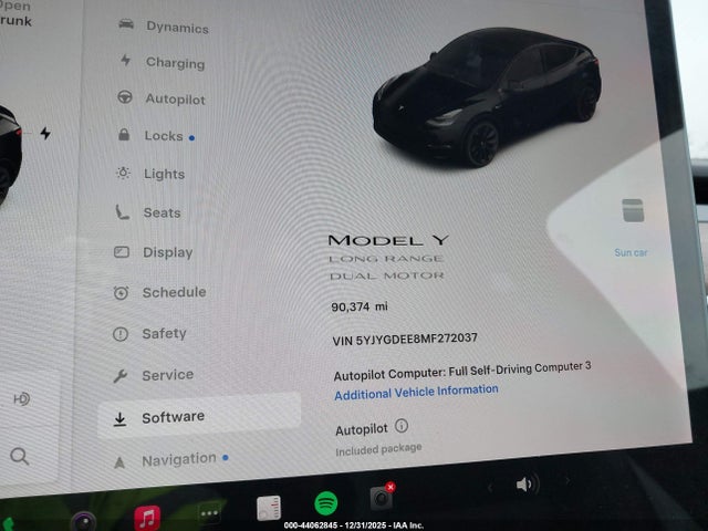 2021 TESLA MODEL Y 5YJYGDEE8MF272037 Photo 6