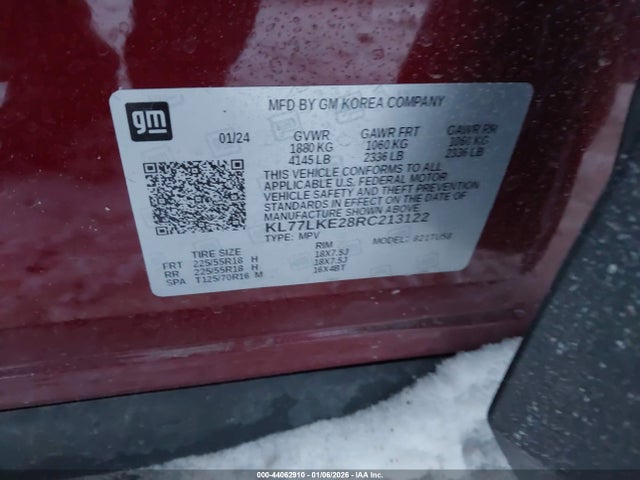 KL77LKE28RC213122 Chevrolet Trax Activ