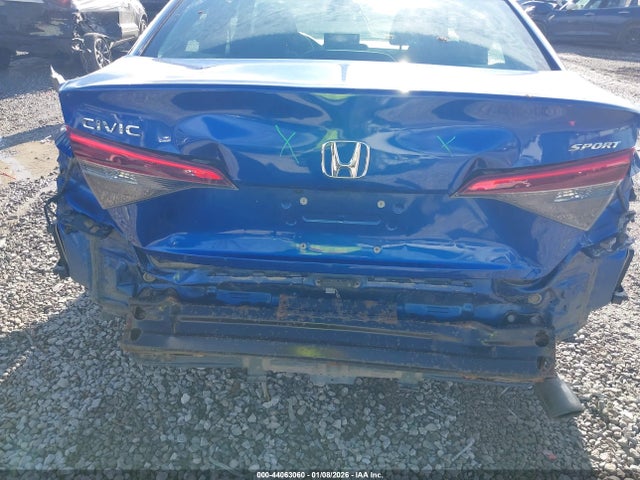 Auction sale of the 2022 Honda Civic Sport, vin: 2HGFE2F51NH587274, lot number: 44063060