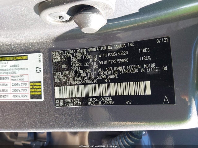 2022 LEXUS RX 450H 2T2HGMDA5NC089646 Photo 8