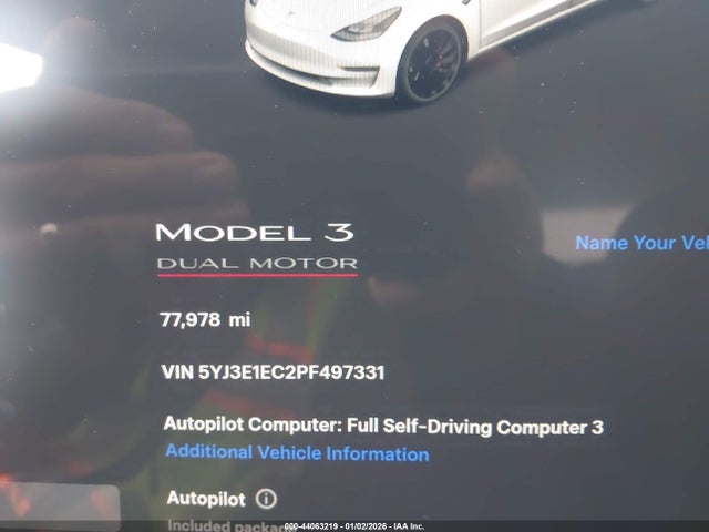 2023 TESLA MODEL 3 5YJ3E1EC2PF497331 Photo 6