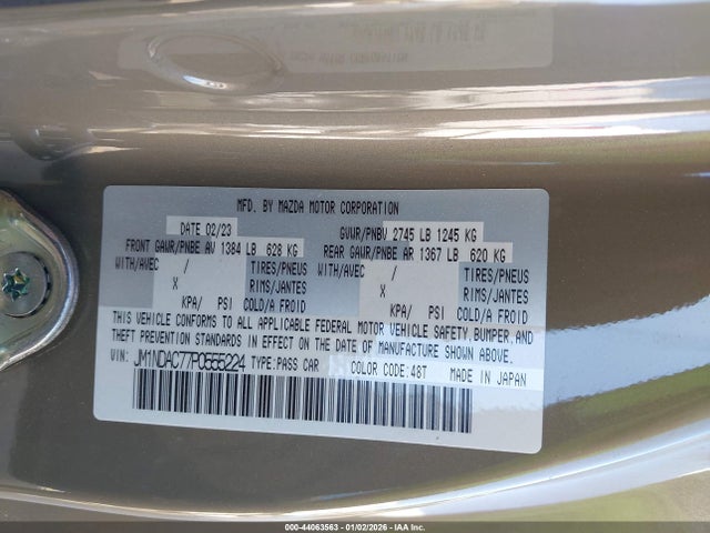 2023 MAZDA MX-5 MIATA JM1NDAC77P0555224 Photo 8