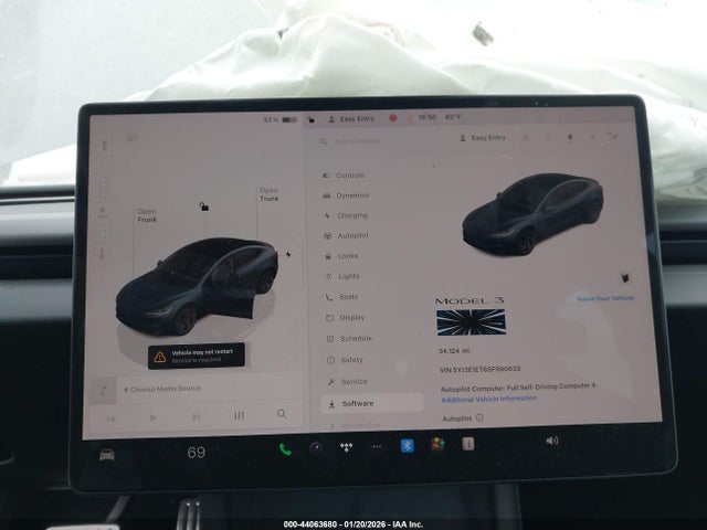 2025 TESLA MODEL 3 5YJ3E1ET6SF990633 Photo 6