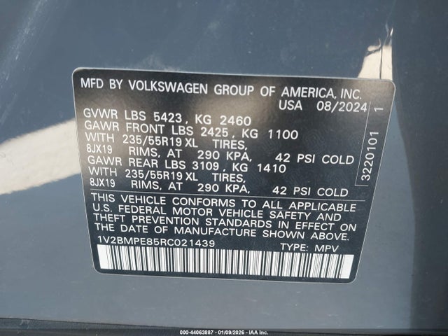 2024 VOLKSWAGEN ID.4 1V2BMPE85RC021439 Photo 8