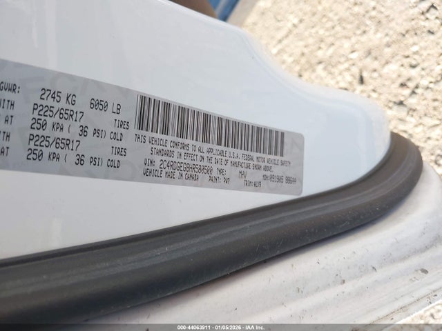 2C4RDGEG8HR580500 Dodge Grand Caravan Gt