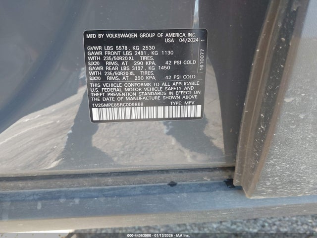 1V25MPE85RC009868 Volkswagen Id.4 S