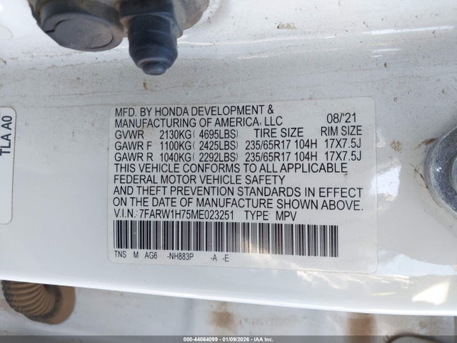 7FARW1H75ME023251 Honda Cr-v 2wd Special Edition