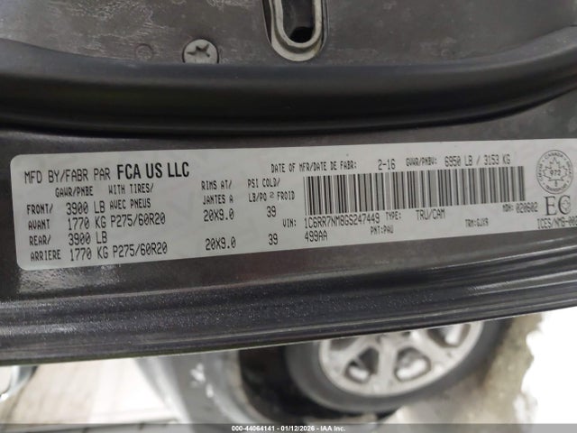 1C6RR7NM8GS247449 RAM 1500 Laramie