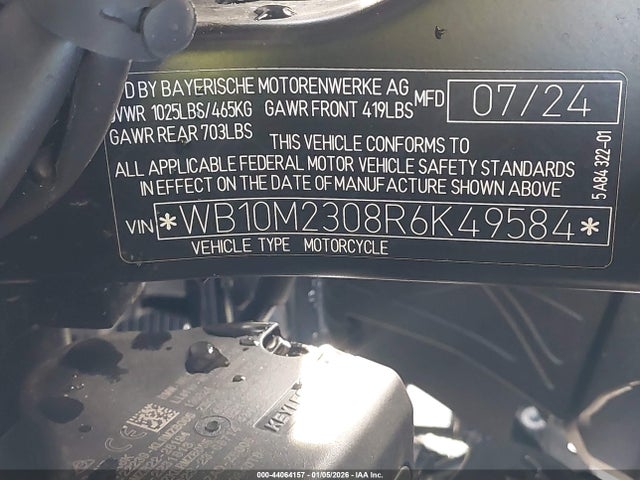 WB10M2308R6K49584 BMW R 1300 Gs