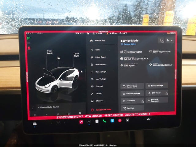 2022 TESLA MODEL 3 5YJ3E1EB3NF240747 Photo 6