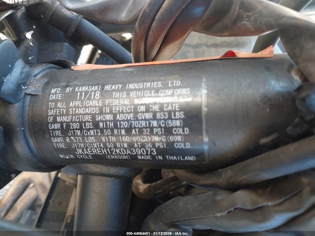 Kawasaki Er650 H 2019 JKAEREH12KDA39073 Image 10