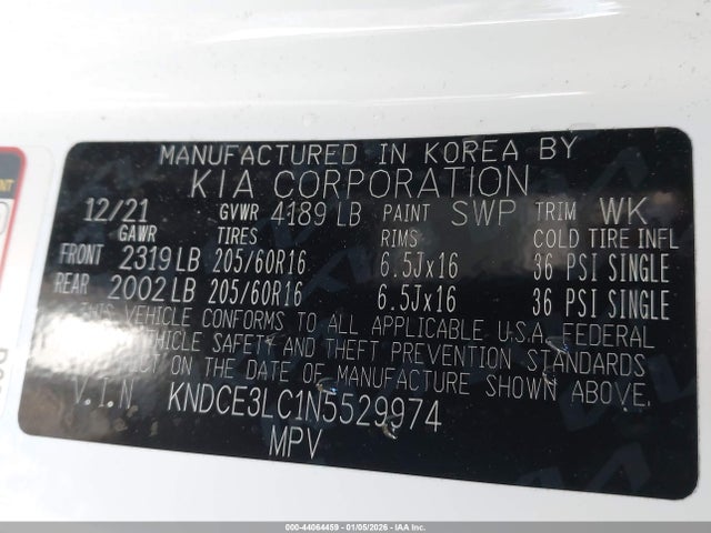 2022 KIA NIRO KNDCE3LC1N5529974 Photo 8