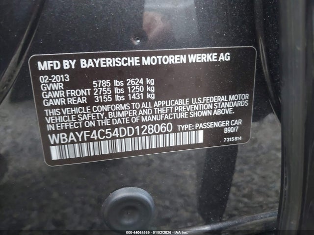 2013 BMW 740LI WBAYF4C54DD128060 Photo 8