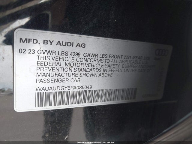2023 AUDI A3 WAUAUDGY6PA085049 Photo 8