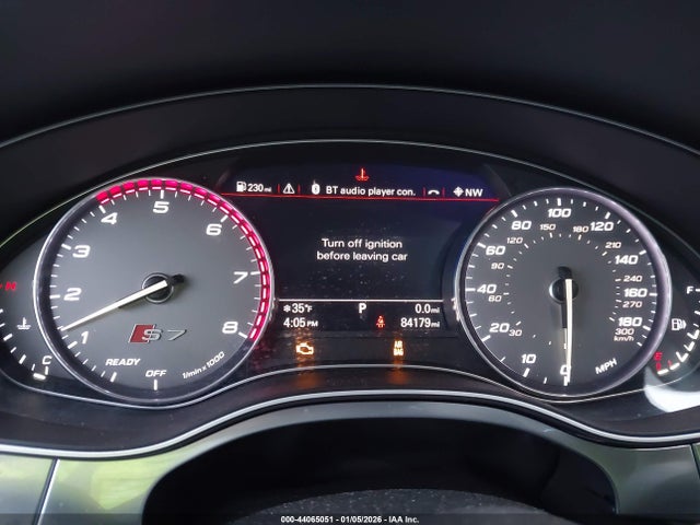 2016 Audi S7 4.0t მანქანა იყიდება აუქციონზე, vin: WAUW2AFC4GN132667, აუქციონის ნომერი: 44065051