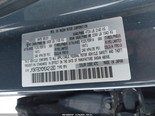 Mazda Cx-5 Carbon Edition 2021 JM3KFBCM0M0421280 Image 9