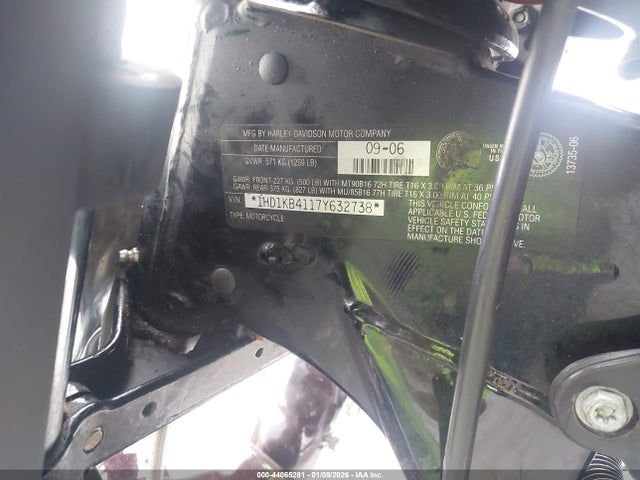 2007 HARLEY-DAVIDSON FLHX 1HD1KB4117Y632738 Photo 9