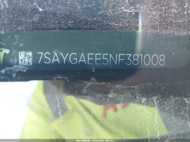 2022 TESLA MODEL Y 7SAYGAEE5NF381008 Photo 8