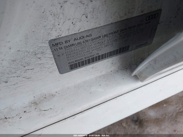 2015 AUDI S4 WAUBGAFL3FA069115 Photo 8