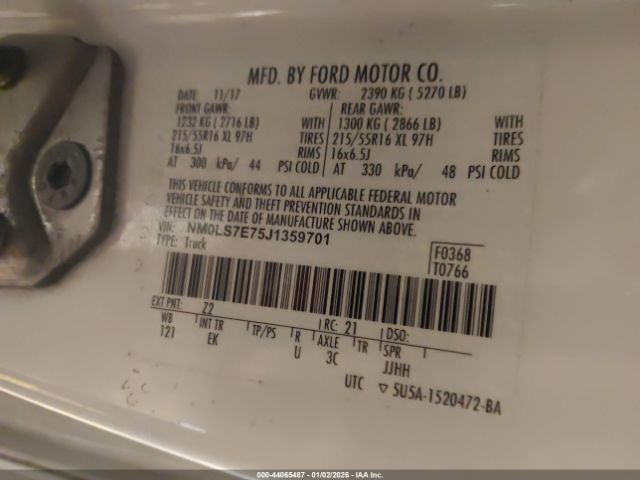 2018 FORD TRANSIT CONNECT NM0LS7E75J1359701 Photo 8