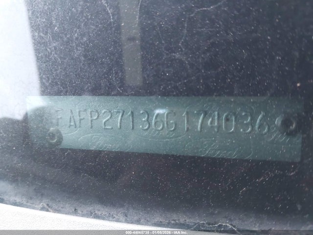 2006 FORD FIVE HUNDRED 1FAFP27136G174036 Photo 8