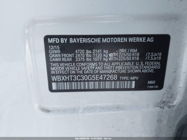 BMW X1 Xdrive28i 2016 WBXHT3C30G5E47268 Image 9