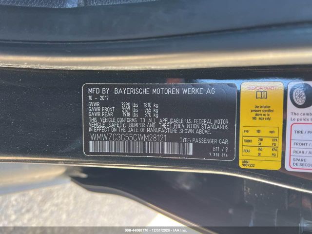 2012 MINI COOPER S COUNTRYMAN WMWZC3C55CWM28121 Photo 8