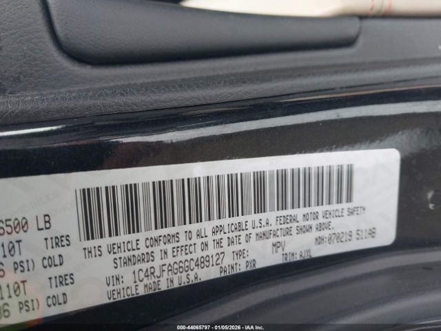 2016 JEEP GRAND CHEROKEE 1C4RJFAG6GC489127 Photo 8