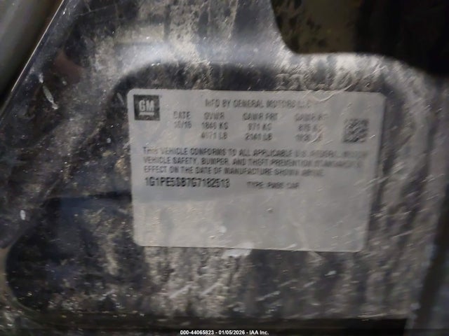 1G1PE5SB7G7182513 Chevrolet Cruze Limited 1lt Auto