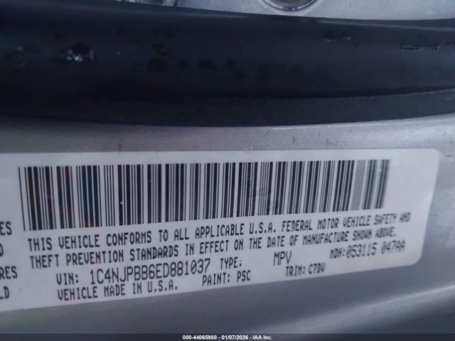 2014 JEEP PATRIOT 1C4NJPBB6ED881037 Photo 8