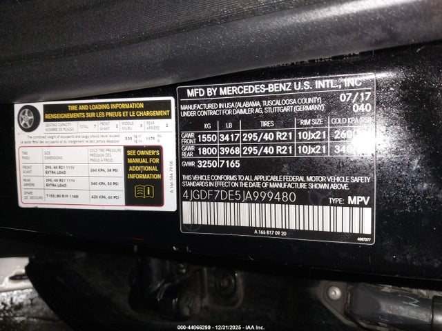 2018 MERCEDES-BENZ GLS 550 4JGDF7DE5JA999480 Photo 8