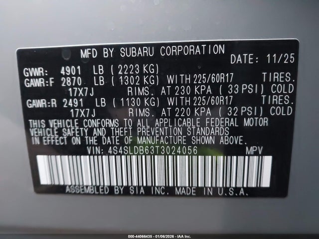 4S4SLDB63T3024056 Subaru Forester Premium