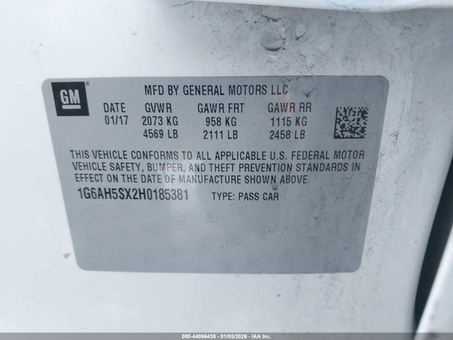 2017 CADILLAC ATS 1G6AH5SX2H0185381 Photo 8