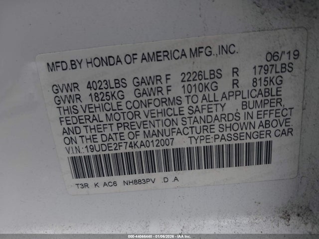 2019 ACURA ILX 19UDE2F74KA012007 Photo 8