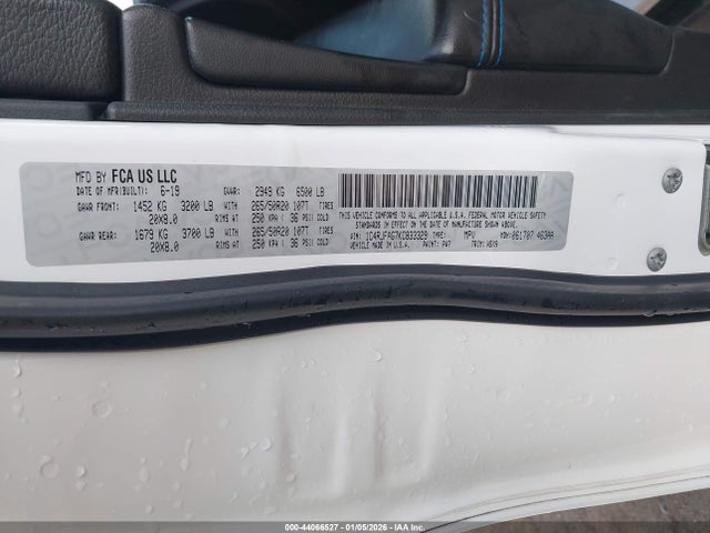 1C4RJFAG7KC833329 Jeep Grand Cherokee Upland 4x4