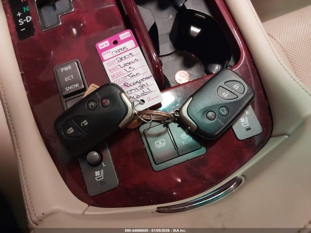2008 LEXUS LS 460 JTHBL46F585071291 Photo 10