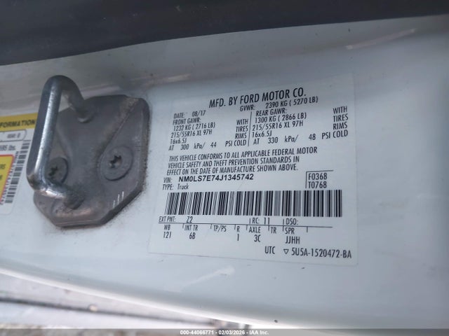 Ford Transit Connect Xl 2018 NM0LS7E74J1345742 Image 9