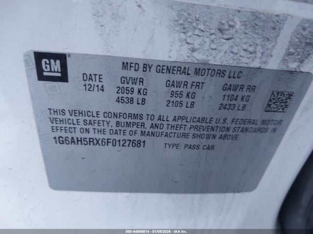 2015 CADILLAC ATS 1G6AH5RX6F0127681 Photo 8